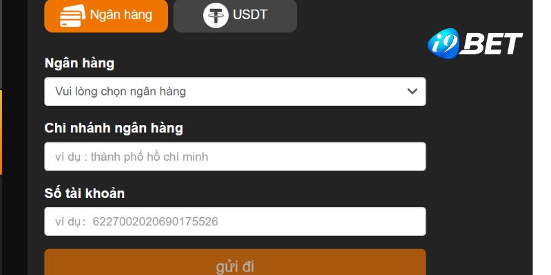 Hướng dẫn quy trình thực hiện rút tiền i9BET