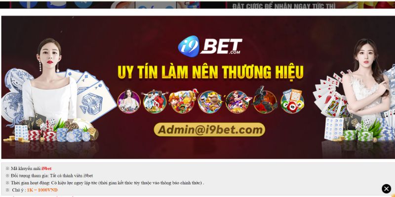 Những chương trình khuyến mãi hấp dẫn i9BET